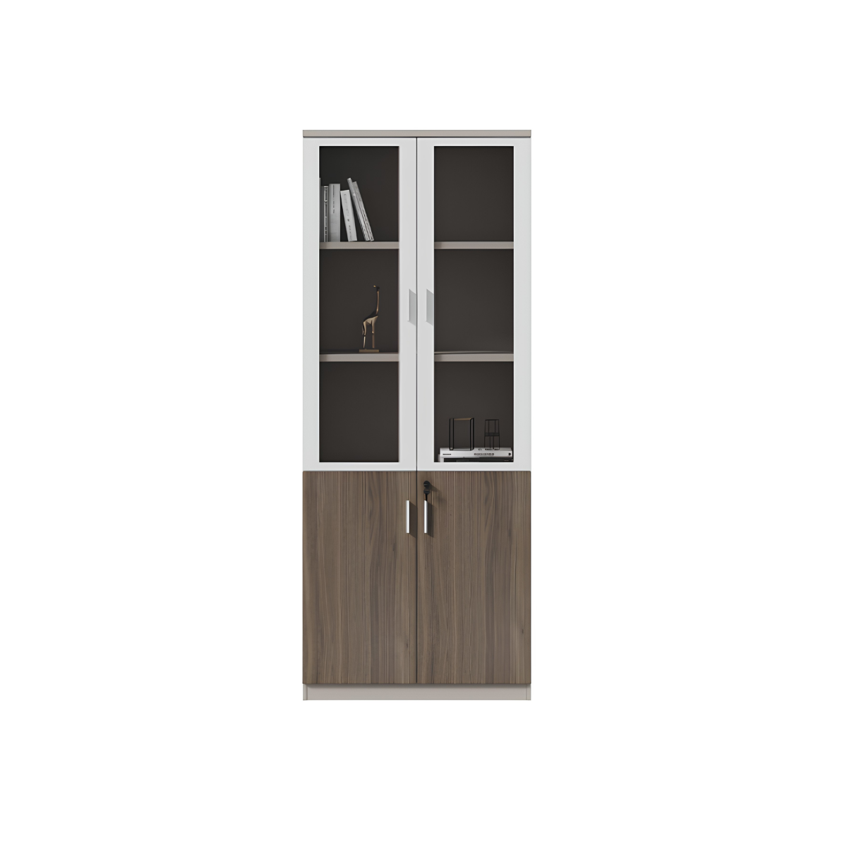 Office Cabinet with Glass Door Display 
